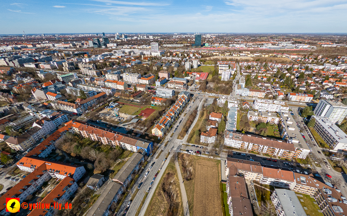 20.02.2023 - der Hachinger Bach zwischen Berg am Laim und Neuperlach